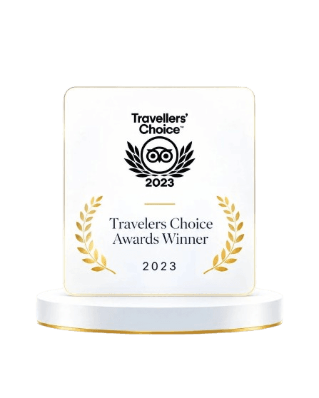 Tripadvisor Travellers’ Choice Award 2023 badge